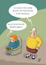 Cartoon: Fahrt ins Blaue (small) by Dodenhoff Cartoons tagged urlaub,kurztrip,blau,europawahl,landtagswahl,ehe,mann,frau,parteienlandschaft