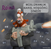 Cartoon: radical Muslim terrorism (small) by Gölebatmaz tagged reina,radical,muslim,clun,turkey,istanbul,attack,terror,terrorism