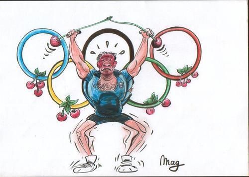 Cartoon: Fruitolympics (medium) by Maggy tagged olympics,humor,cartoon