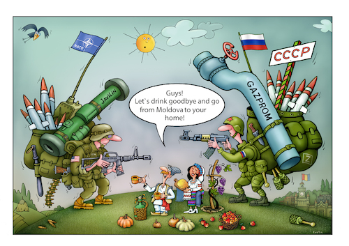 Cartoon: Moldova2022 (medium) by kurtu tagged moldova2022,moldova2022