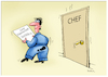Cartoon: Chef (small) by kurtu tagged chef