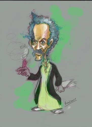 Cartoon: my art work (medium) by Amal Samir tagged caricaturist,drawings,painting,portrait