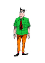 Cartoon: Goby Geek (small) by yogesh-sharma tagged goby,geek,yoesh,sharma