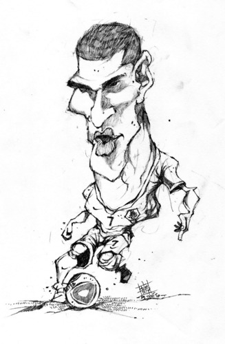 Cartoon: van persie (medium) by cakBOY tagged van,persie