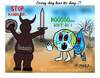 Cartoon: every dog has its day..!! (small) by asrus tagged water