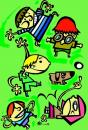 Cartoon: ILUSTRACION INFANTIL CHICOS (small) by Mario Almaraz tagged chicos