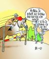 Cartoon: NO POR MUCHO MADRUGAR (small) by Mario Almaraz tagged equitacion