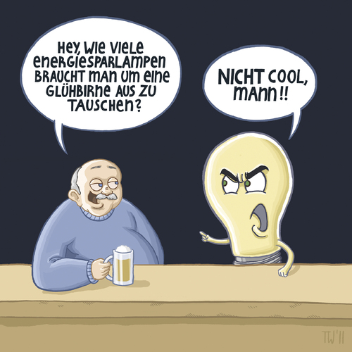 Cartoon: Zufällige Begegnung 8 (medium) by Tobias Wieland tagged witz,kneipe,bar,tresen,theke,energiesparlampe,glühbirne,glühbirne,energiesparlampe,theke,tresen,bar,kneipe,witz