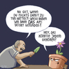 Cartoon: ... (small) by Tobias Wieland tagged verhör,blumentopf,blume,polizei,verbrechen,geständnis