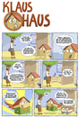 Cartoon: Klaus Haus (small) by Tobias Wieland tagged klaus,haus,hausmann,hausman,superheld,baum,wohnung,bungalow,gerechtigkeit,gerecht