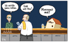 Cartoon: Lass stecken! (small) by Tobias Wieland tagged haus,kneipe,bar,wirt,umsonst,gast