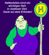 Cartoon: Halt in rastloser Zeit (small) by Marbez tagged seele,rastlos,zeit