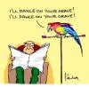 Cartoon: Parrot (small) by Paulus tagged bird marriage