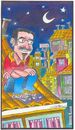 Cartoon: Damdaki Mizahci (small) by cihandemirci tagged damdaki,mizahci,porte,cihan,demirci,mizah,karikatur,humor,cartoon