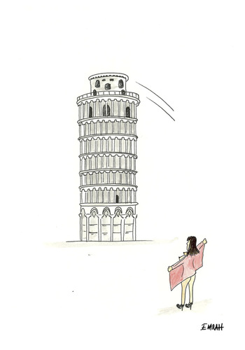 Cartoon: pizza tower (medium) by emraharikan tagged pizza,tower