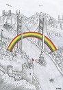 Cartoon: istanbul (small) by emraharikan tagged istanbul