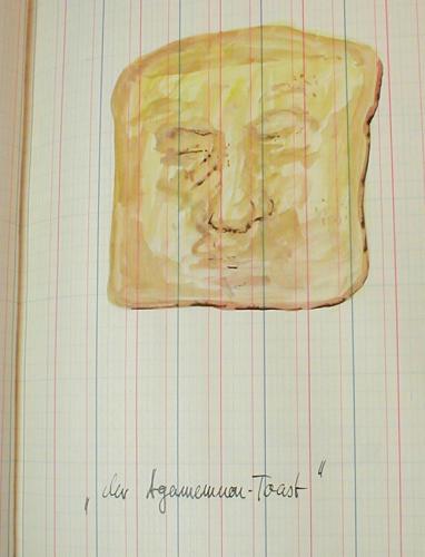 Cartoon: my sketchbook - Agamemnon-Toast (medium) by daPinsli tagged toast,holy,bread,sketch,portrait,