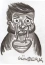 Cartoon: Sadness (small) by gunberk tagged heart,man,cry,sadness