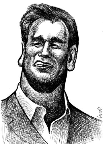 Cartoon: Arnold Schwarzenegger (medium) by Medi Belortaja tagged schwarzenegger,arnold