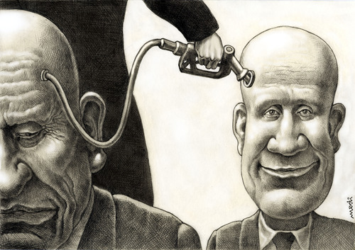 Cartoon: brain petrol (medium) by Medi Belortaja tagged petrol,brain,ideas,mind