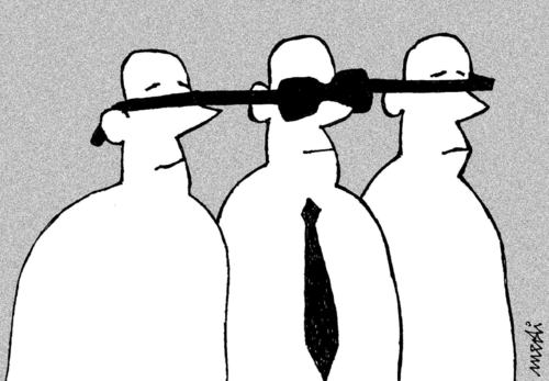 Cartoon: glasses (medium) by Medi Belortaja tagged head,leader,chief,servants,glasses