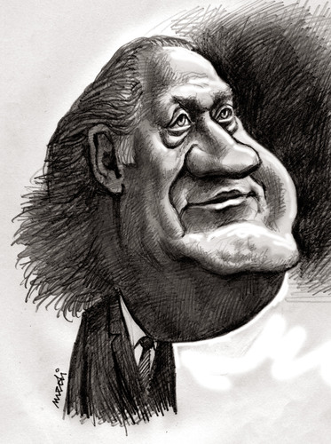 Cartoon: King Juan Carlos I (medium) by Medi Belortaja tagged crown,spain,king,carlos,juan