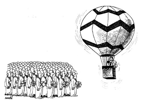 Cartoon: leader and peoples (medium) by Medi Belortaja tagged speech,ballon,leader,politicians,head,chief,people,stones,poverty,poor