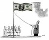 Cartoon: dollar flag (small) by Medi Belortaja tagged dollar,flag,karzai