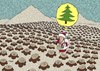 Cartoon: christmas (small) by Medi Belortaja tagged christmas,nature,cut,trees,forest,natural,disasters,spruce