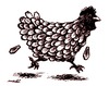 Cartoon: dangerous chicken (small) by Medi Belortaja tagged dangerous,chicken,epidemics