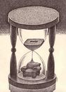 Cartoon: definitely (small) by Medi Belortaja tagged hourglass,ballot,box,elections,politicians,power,armchair,chair