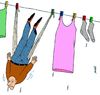 Cartoon: drying (small) by Medi Belortaja tagged drying,clothes,man,poverty,poor,pockets