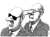 Cartoon: Duplications (small) by Medi Belortaja tagged duplications,servant,head,chief,glasses