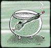 Cartoon: fish smokers (small) by Medi Belortaja tagged fish,smokers,aquarium,cigarette