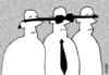 Cartoon: glasses (small) by Medi Belortaja tagged glasses,servants,chief,leader,head