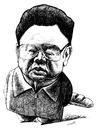 Cartoon: kim yong il (small) by Medi Belortaja tagged kim,yong,il,north,korea