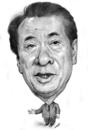 Cartoon: Naoto Kan (small) by Medi Belortaja tagged naoto,kan,japan,prime,minister