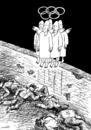 Cartoon: olympic angels (small) by Medi Belortaja tagged olympic,game,angels