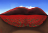 Cartoon: red flowers (small) by Medi Belortaja tagged red,flowers,lip,lips,plant
