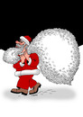 Cartoon: Santa s gifts (small) by Medi Belortaja tagged santa gifts merry christmass happy new year 2012