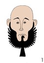 Cartoon: special beard (small) by Medi Belortaja tagged beard,eagle,fashion,man,face
