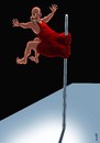 Cartoon: supertalentski (small) by Medi Belortaja tagged supertalent,talent,striptease,acrobats