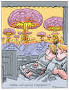 Cartoon: Deutsche Angst (small) by Riemann tagged atomkrieg,weltuntergang,klopapier,mangel,deutsche,angst,putin,drohungen,eskalation,ukraine,krieg,nato,russland,fernsehen,tv,abend,cartoon,george,riemann