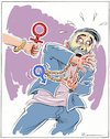Cartoon: Macho (small) by Riemann tagged machos,männer,toxisch,männlichkeit,ego,narzissmus,frauenfeindlichkeit,gleichberechtigung,cartoon,george,riemann