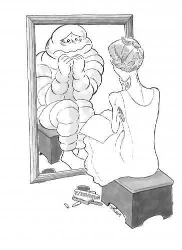 Cartoon: Anorexia (medium) by jobi_ tagged anorexia,medicine,health,food