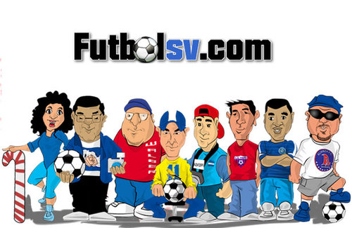 Cartoon: futbolsv.com (medium) by atlacatl tagged caricature,futbol,sport