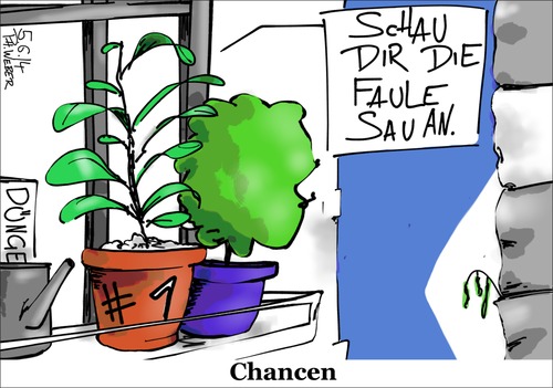 Cartoon: Chancen (medium) by Philipp Weber tagged chancengleichheit,pisa,bildung