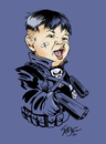 Cartoon: Baby Punisher (small) by halltoons tagged punisher,frank,castle,comic,kid