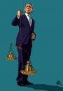 Cartoon: Baracks Balancing Act (small) by halltoons tagged barack obama president usa economy