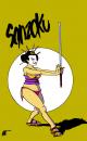 Cartoon: Yet another Samurai-Geisha (small) by halltoons tagged manga,woman,japan,girl,samurai,geisha